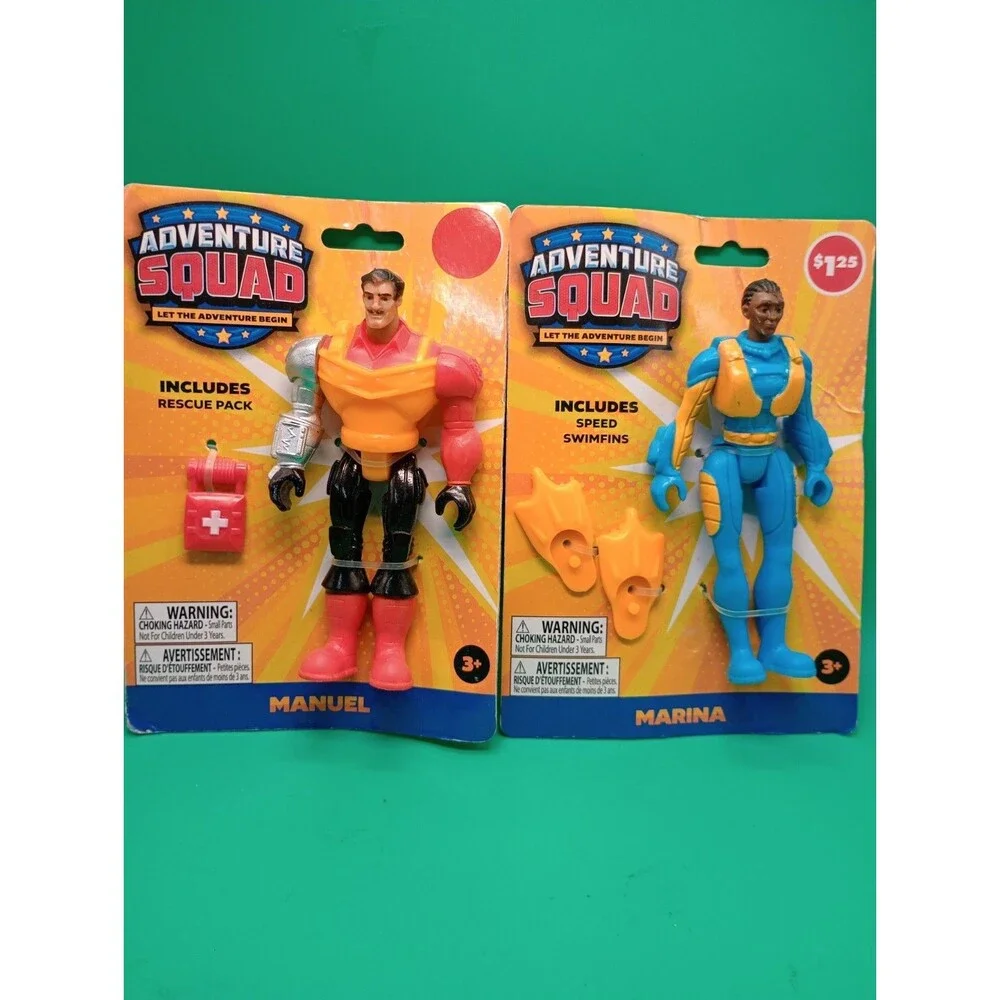 Adventure Squad Let Your Adventure Begin Action Figure Manuel And Marina 2 Pack
